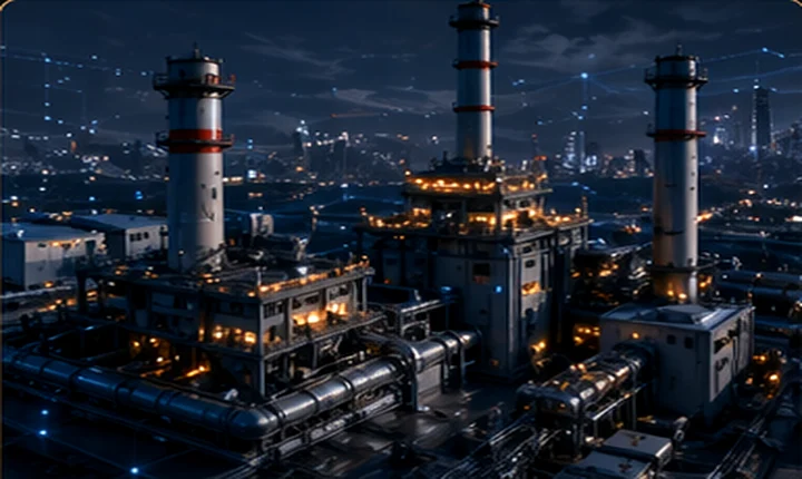能源与工业三维可视化场景